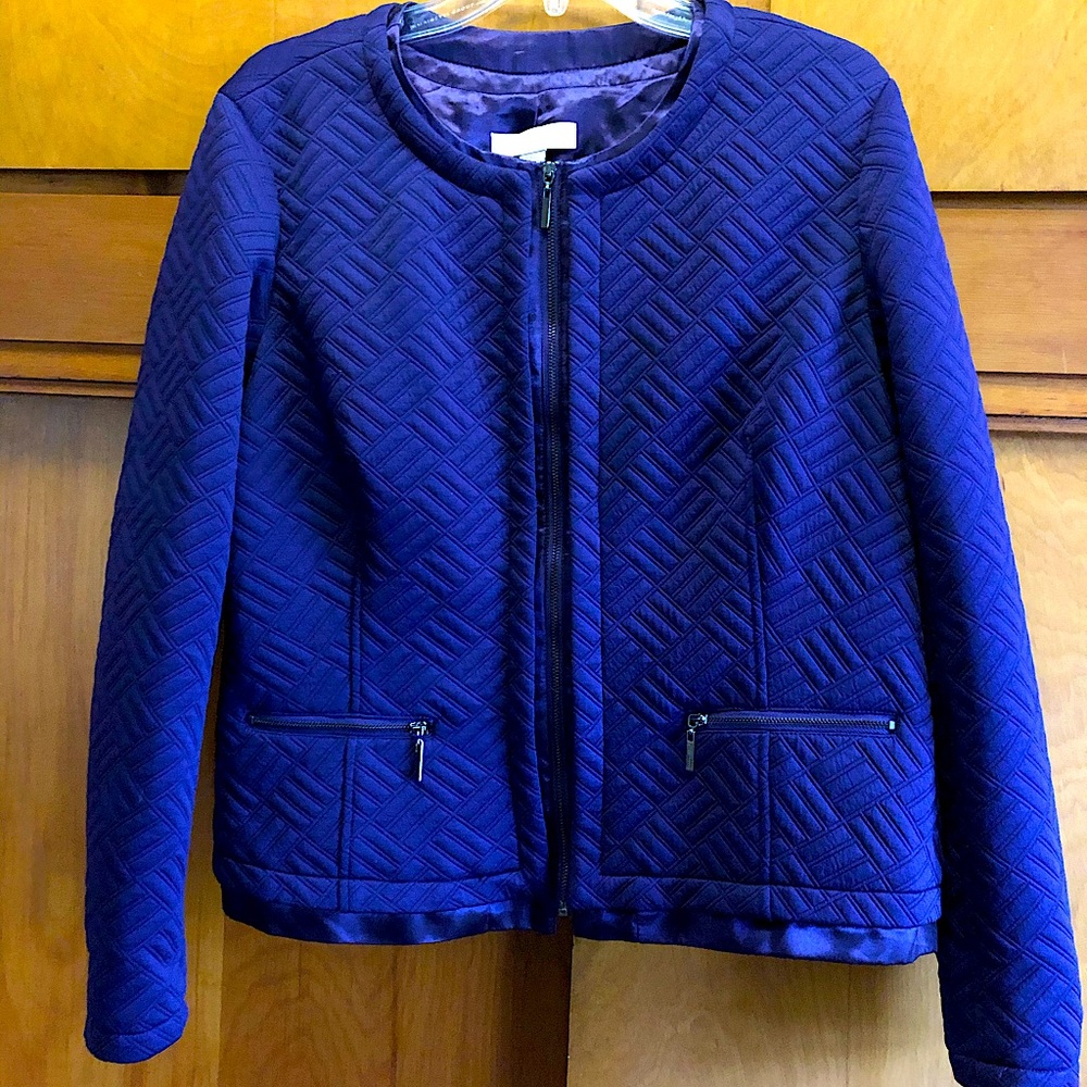 Laura Ashley women’s purple jacket